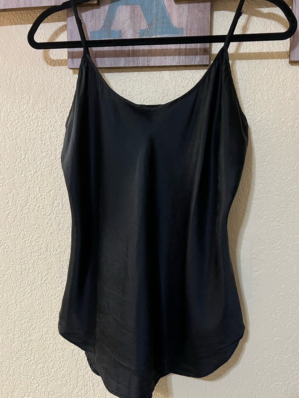 Fishers Finery Black Washable Camisole